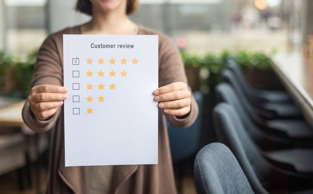 customer reviews