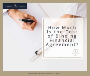 cost of binding financial agreement